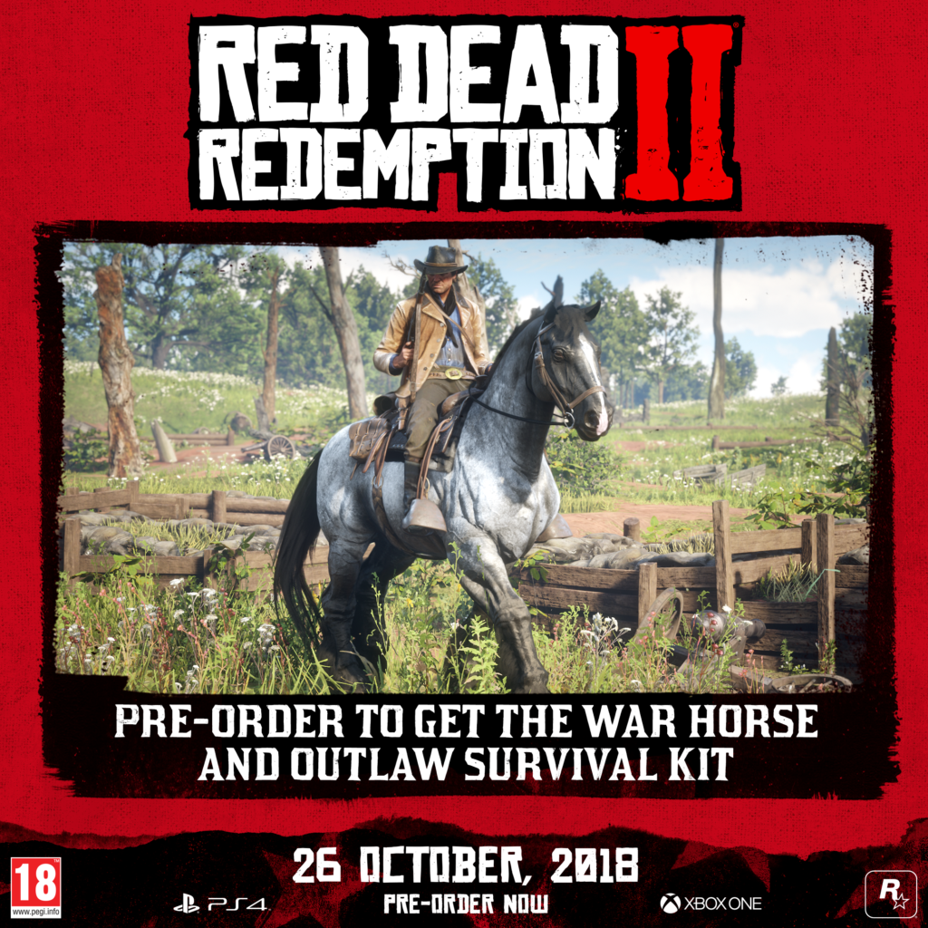 red dead online pre order bonus