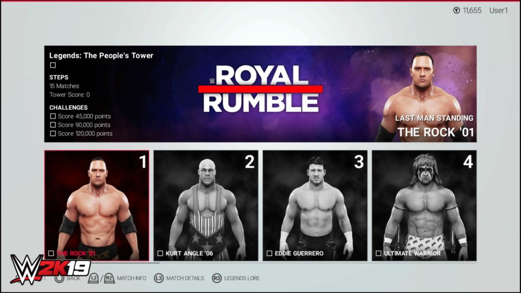 WWE 2K19 Towers Mode