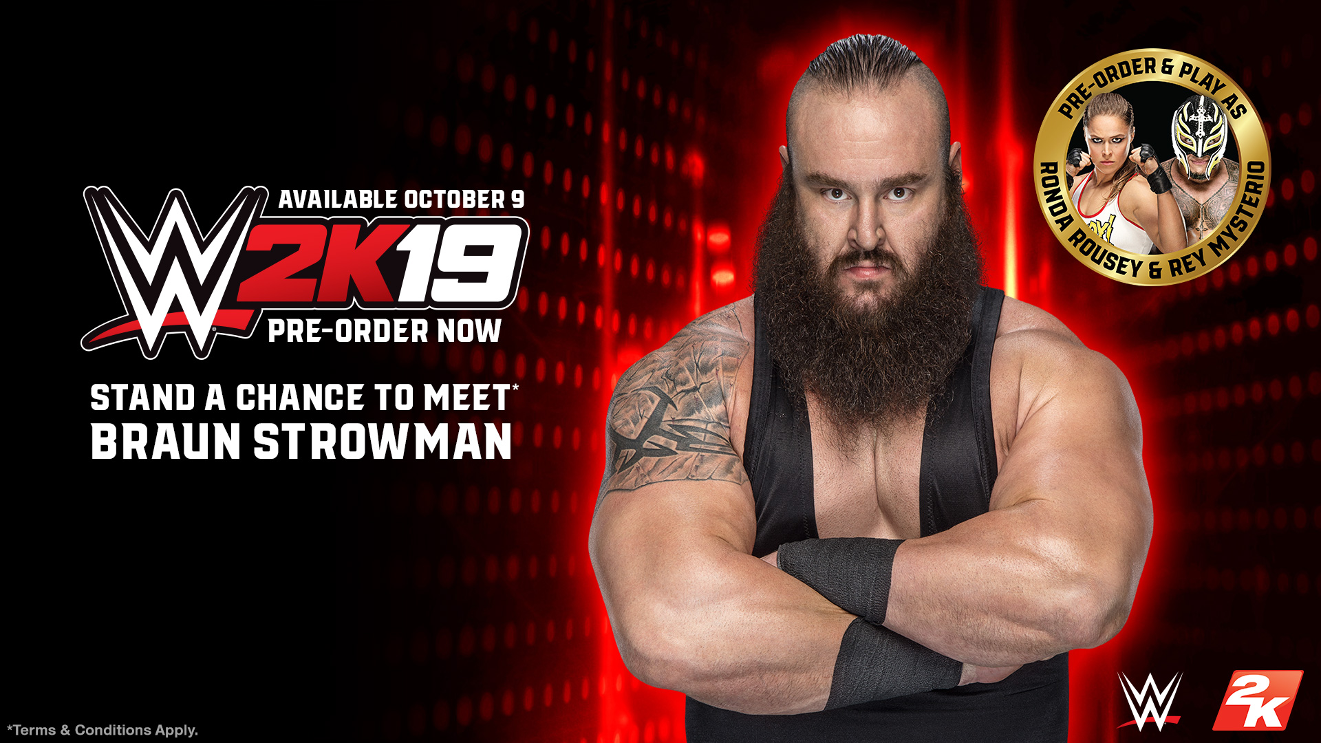 WWE 2K19 Braun Strowman Meet and Greet